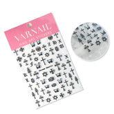 5D Nail Sticker - Retro Cross